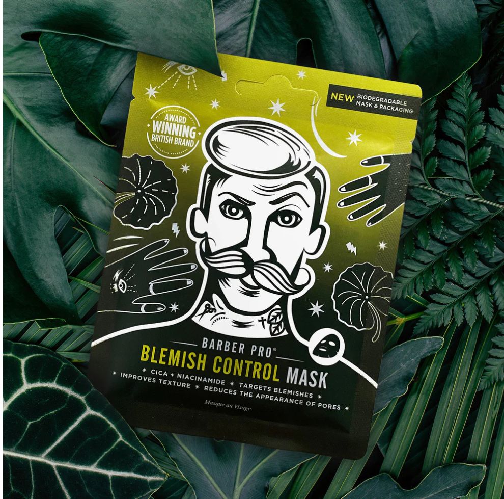 Barber Pro Blemish Control Face Sheet Mask