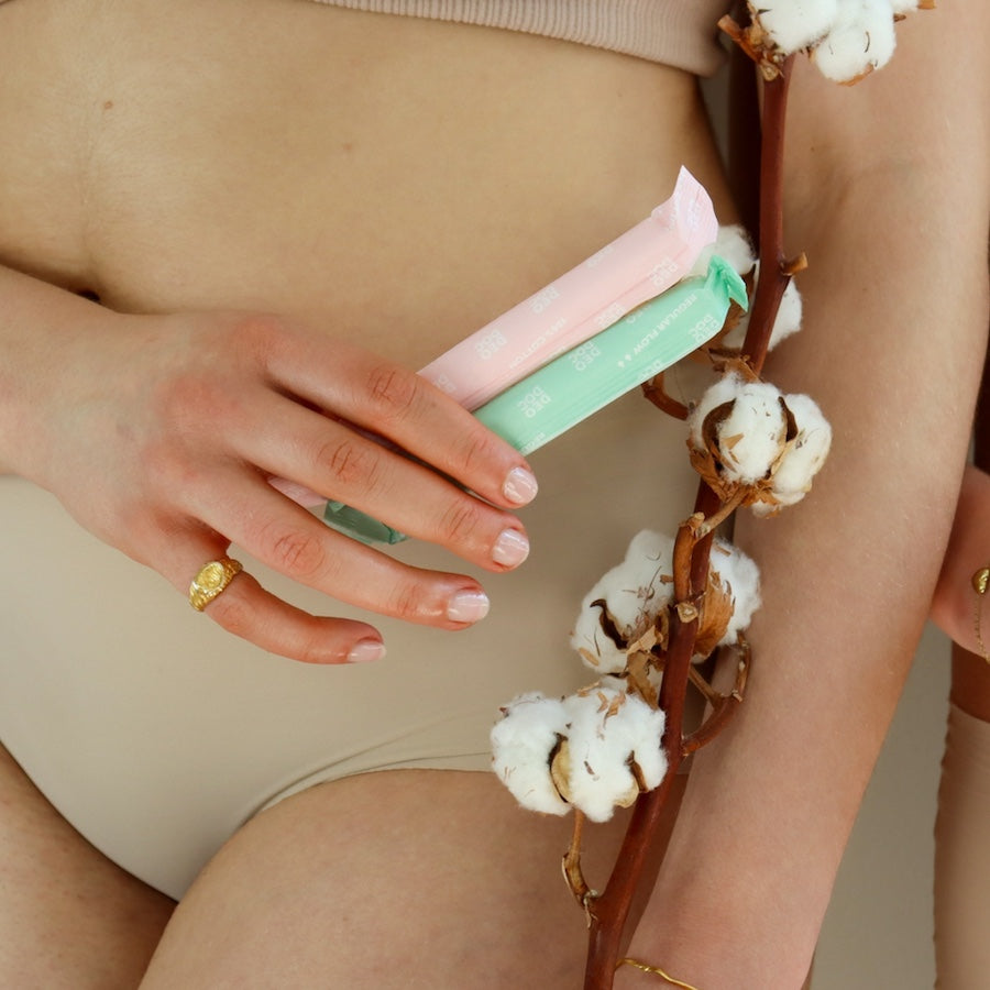 Tampons en coton biologique DeoDoc