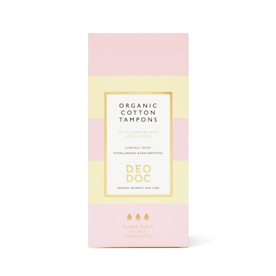 Tampons en coton biologique DeoDoc