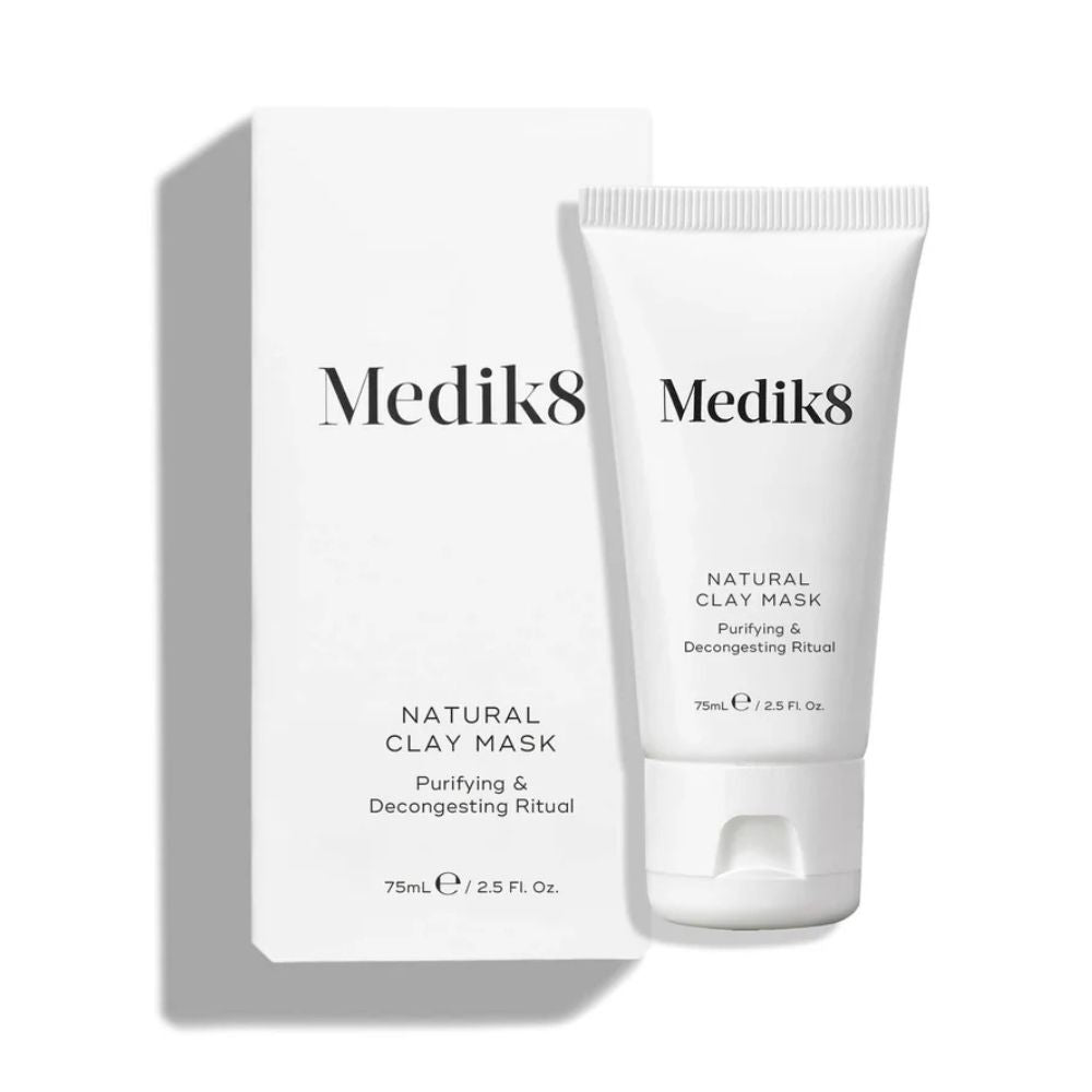 Medik8 Natural Clay Mask packaging on a white background