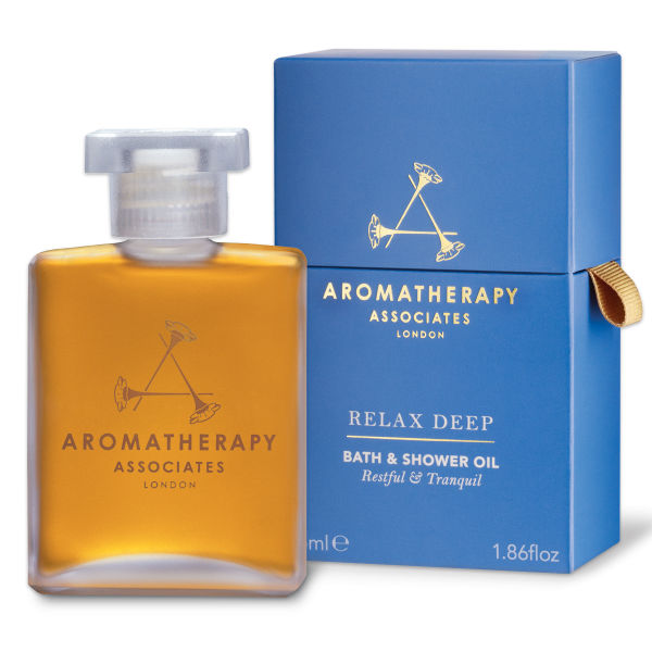 Huile de bain et de douche relaxante en profondeur d'Aromatherapy Associates | 55 ml