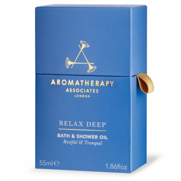 Huile de bain et de douche relaxante en profondeur d'Aromatherapy Associates | 55 ml