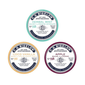 C.O. Bigelow Lip Salve Tin Trio