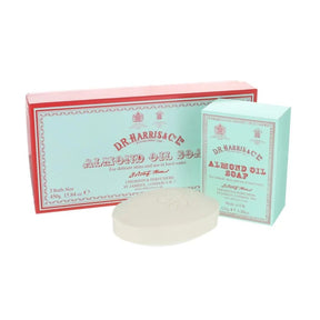 D R Harris Almond Oil Bath Soap 3 Pack Set
