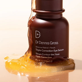 Dr. Dennis Gross Sérum contour des yeux triple correction avancé au rétinol et à l'acide férulique | 15 ml