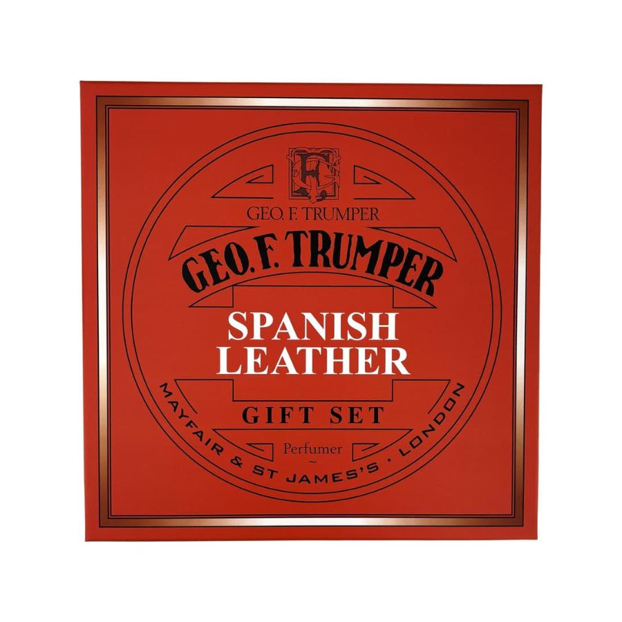 Geo F Trumper Spanish Leather Gift Set