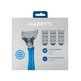 Harry's Men's Razor & 13 Blades - Indigo Blue