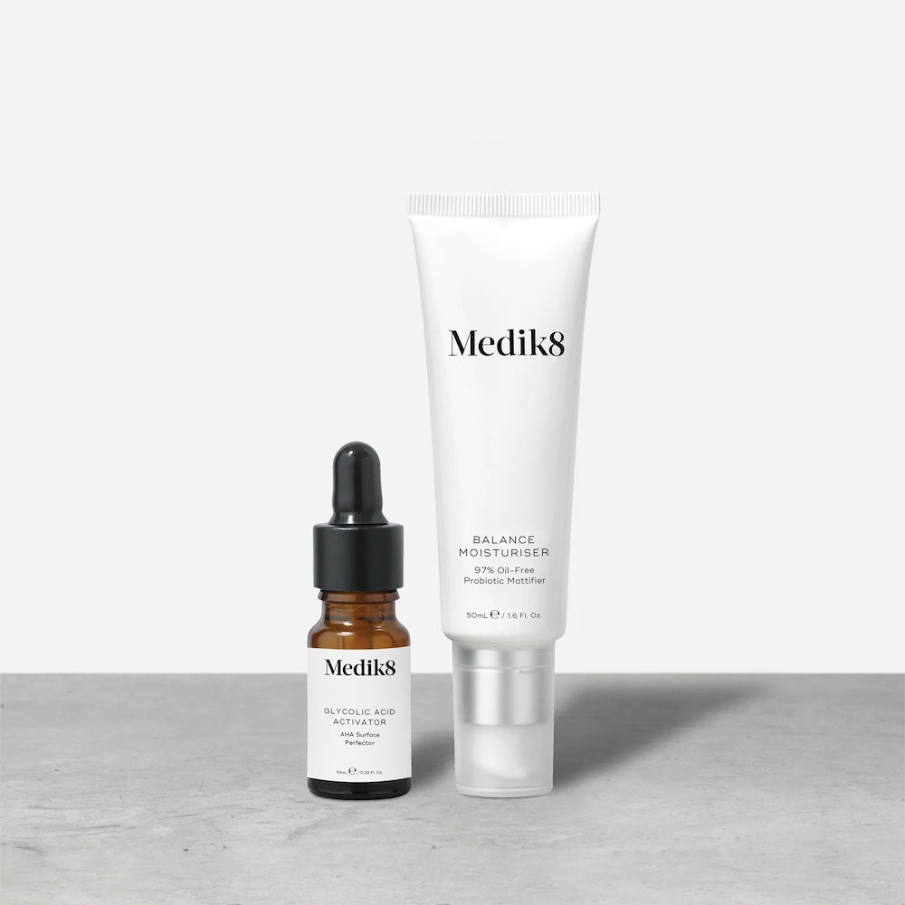 Medik8 Balance Moisturiser & Glycolic Activator