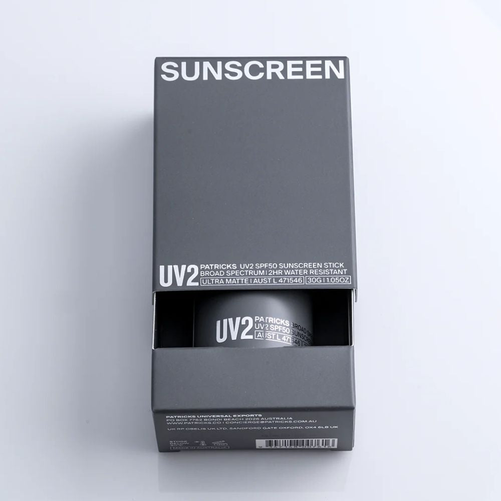 Patricks UV2 SPF50 Sunscreen Stick