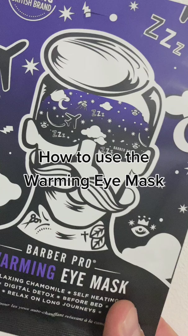 Barber Pro Warming Eye Mask for Men